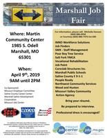 Marshall Job Fair April 9th!