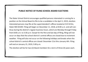 School Board Election